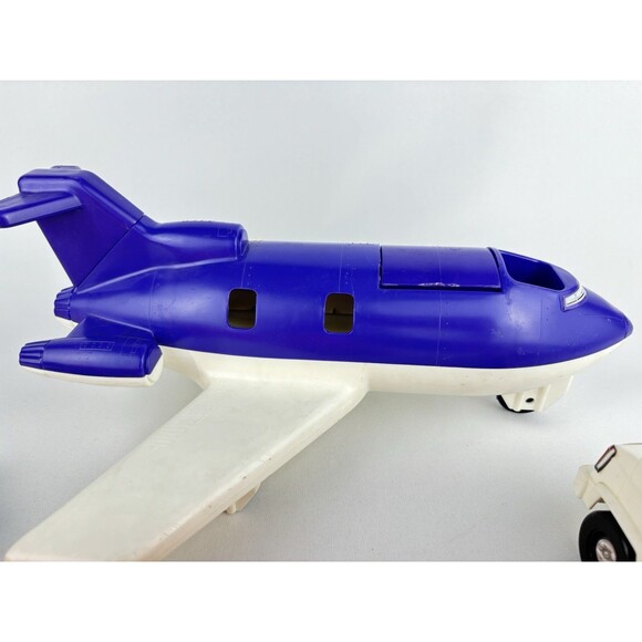 Vintage‎ 1984 PlaySkool Air Cargo Playset #295 Federal Express FedEx Plane Van - Picture 13 of 15